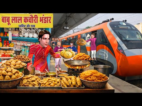 Vande Bharat Train Food | Eating Street Food In Vande Bharat Express Hindi Kahaniya Moral Stories thumbnail