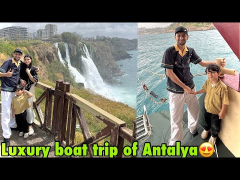 Basil ko is waterfall mai jump karni hai? | city tour of Antalya/turkey?? thumbnail