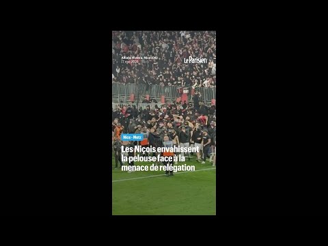 Nice : envahissement de pelouse et jets de fumigènes thumbnail