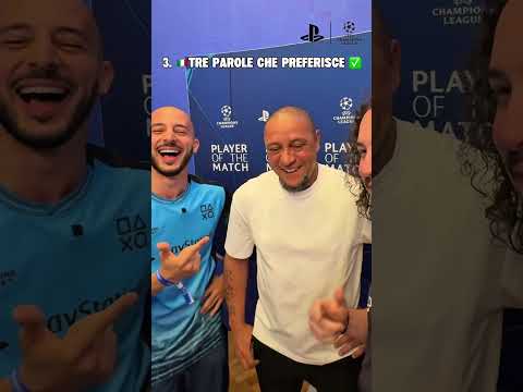 Se avessi solo 5 minuti con Roberto Carlos, cosa faresti? 😂🇧🇷⚽️#AD #PlayStationHouse #UCLFinal thumbnail