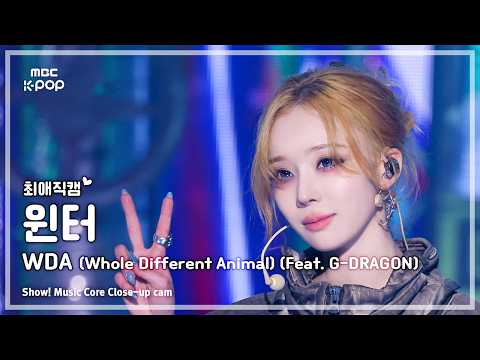 [#최애직캠] aespa WINTER (에스파 윈터) – WDA (Whole Different Animal) (Feat. G-DRAGON) | 쇼! 음악중심 | MBC260516 thumbnail