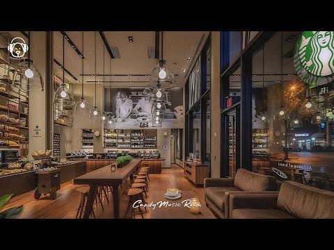 Starbucks Reserve Inspired Playlist ☕ Evening Jazz Cafe Music for Relax & Focus thumbnail