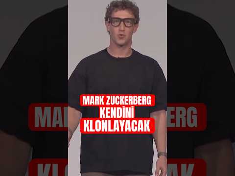 Mark Zuckerberg kendini klonlamaya çalışıyor! #shortvideo thumbnail