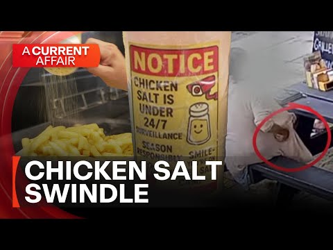 Why are customers stealing this takeaway store's salt? | A Current Affair thumbnail
