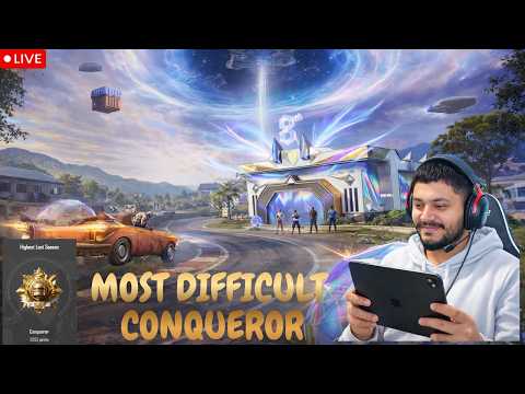 CONQUEROR DONE NOW TOP 100 ?? | PUBGLIVE #Conqueror #customroom  #canada   #india #gaming thumbnail