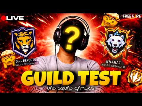 FREE FIRE LIVE GUILD TEST | FF LIVE CUSTOM ROOM | FF LIVE GIVEAWAY  ? ? ❤️ #freefire #ff #freefire thumbnail