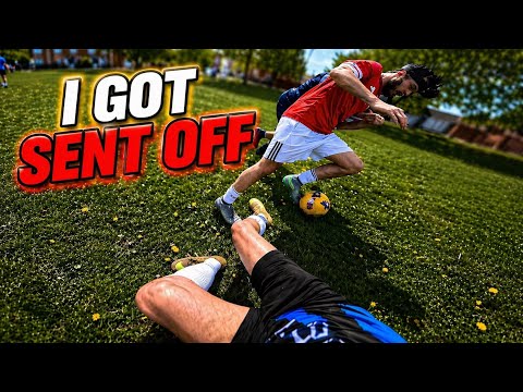 I GOT SENT OFF!! Did I ruin my teams chances of winning? | POV Football thumbnail