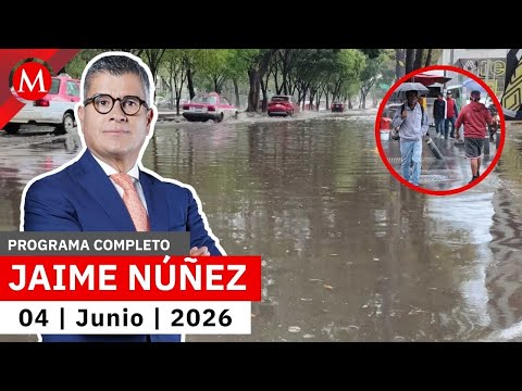 La CdMx amanece bajo el agua; activan alerta por fuertes lluvias | Jaime Núñez, 4 de junio de 2026 thumbnail