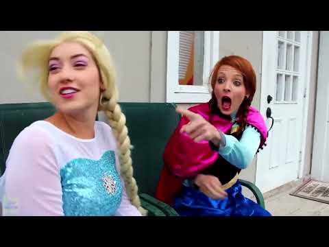 Frozen Elsa VAMPIRE funny video w  Spiderman Joker Maleficent Princess Anna Toys! thumbnail