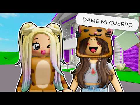 Lyna y Mandarina INTERCAMBIAN CUERPOS en Brookhaven Roblox thumbnail