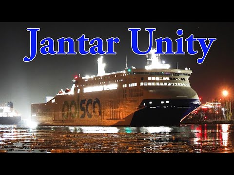 Historyczny pierwszy rejs nowego polskiego promu RoPax JANTAR UNITY w Świnoujściu thumbnail