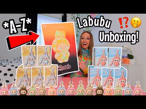 UNBOXING *VIRAL* A-Z MYSTERY MINI LABUBU BLIND BOXES!!🫢⁉️*SECRET RARE HUNT & WORLDS RAREST ZIMOMO!😱* thumbnail