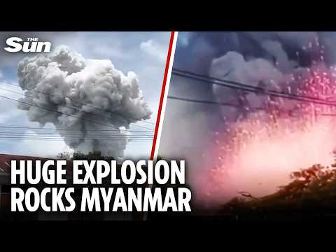Myanmar village ripped apart by huge blast as unstable mining explosives kill 55 people thumbnail