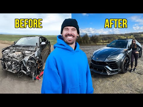 I REBUILT A WRECKED LAMBORGHINI URUS thumbnail
