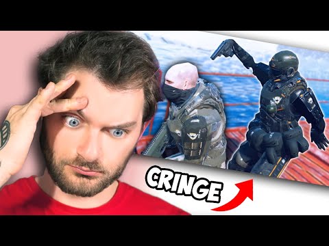 reacting to my first videos.. thumbnail