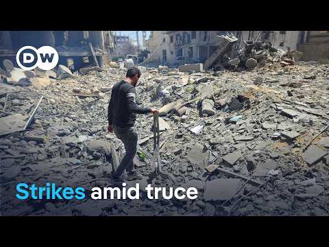 Israel launches new strikes as fragile ceasefire and peace talks hang in the balance | DW News thumbnail