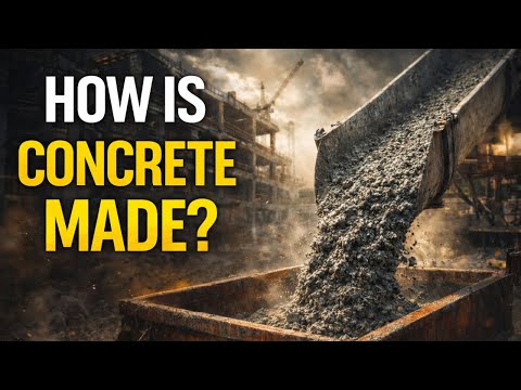How Is Concrete and Cement Made Step by Step – Cement Production, Mixing, Curing and Strength thumbnail