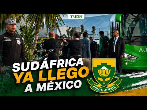 ¡LLEGÓ EL PRIMER RIVAL! La Selección de Sudáfrica llega México para jugar el Mundial 2026 | TUDN thumbnail
