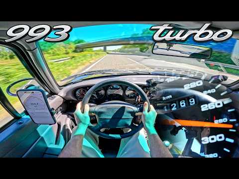 PUSHING a 30 year old Porsche 911 Turbo 993 to its LIMIT on the AUTOBAHN thumbnail