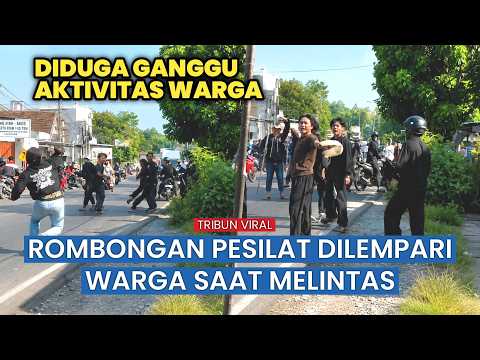 Teguran Berujung Ketegangan! Rombongan Pesilat dan Warga Adu Mulut di Tengah Jalan thumbnail