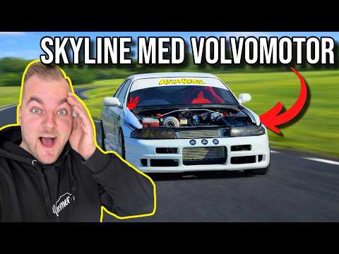 FÖRSTA TESTET I MIN NISSAN SKYLINE MED B230 TURBO - [VLOGG #839] thumbnail