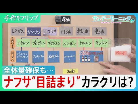 現場の“ナフサ不足”なぜ？ 全体量確保も業界により「必要な形」足りず…目詰まりのカラクリとは【サンデーモーニング】｜TBS NEWS DIG thumbnail