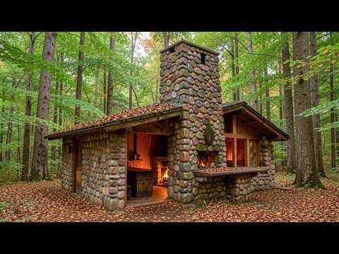 How This Man Built a Stone House in the Forest with Primitive Engineering thumbnail