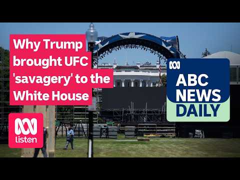 Why Trump brought UFC 'savagery' to the White House | ABC News Daily podcast thumbnail