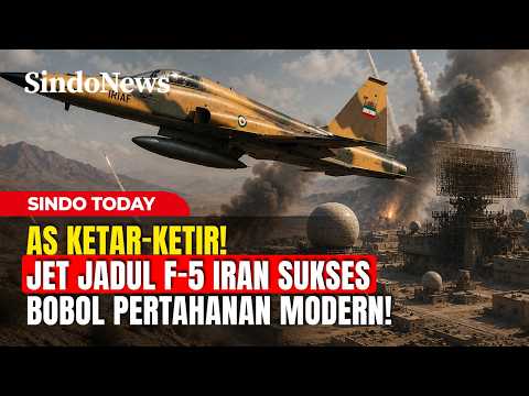 AS Ketar-Ketir! Jet Jadul F-5 Iran Sukses Bobol Pertahanan Modern! | Sindo Today | 17/05 thumbnail