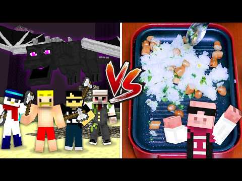 エンドラ討伐中におおはらMENだけチャーハン作ってるドッキリ【マイクラ】 thumbnail
