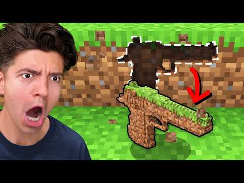 Can I Make GUNS From EVERY BLOCK In Minecraft! thumbnail
