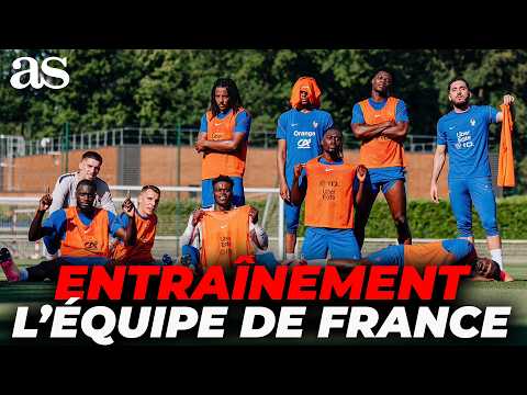 ENTRAÎNEMENT COMPLET de la FRANCE: Mbappé, Dembélé et les Bleus avant l’Irlande du Nord thumbnail