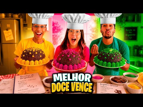 FIZEMOS UMA COMPETIÇÃO DE DOCE *E deu muito ruim 😂 thumbnail