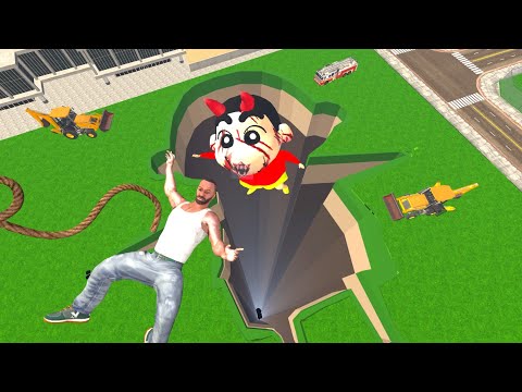 Franklin Fall In Deepest Shinchan Hole In Indian Bike Driving 3D thumbnail