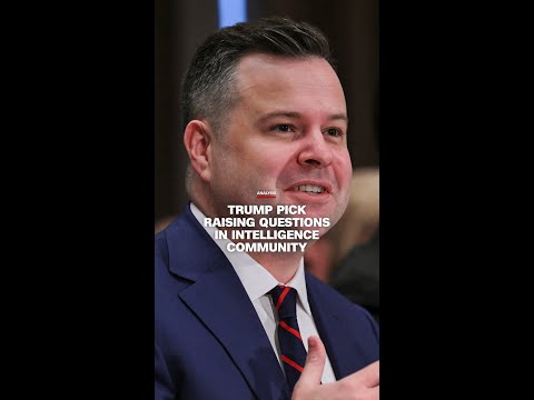Trump pick raising questions in intelligence community thumbnail