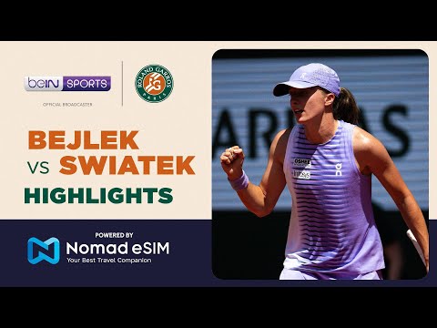 Sara Bejlek vs Iga Świątek | Roland-Garros 2026 | Match Highlights thumbnail