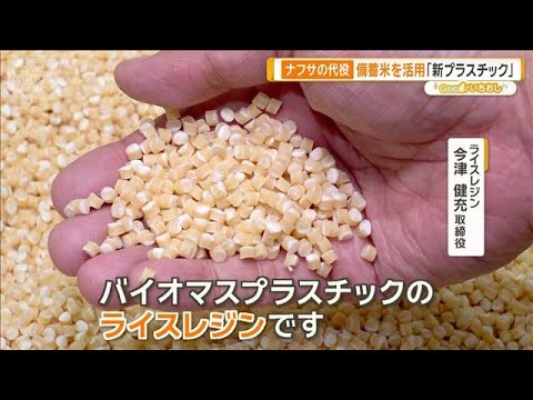 ナフサの代用に「コメ」！？　インクやプラスチックにも加工！【グッド！いちおし】【グッド！モーニング】(2026年5月24日) thumbnail