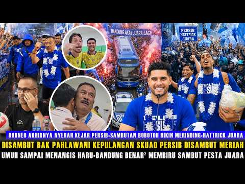 ?BANDUNG BENAR² MEMBIRU! KEPULANGAN SKUAD PERSIB DISAMBUT BOBOTOH?UMUH SAMPAI NANGIS TERHARU?JULIO thumbnail