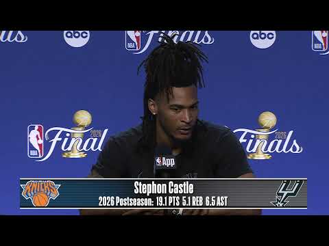 San Antonio Spurs | NBA Finals Game 2 Media Availability Press Conferences thumbnail