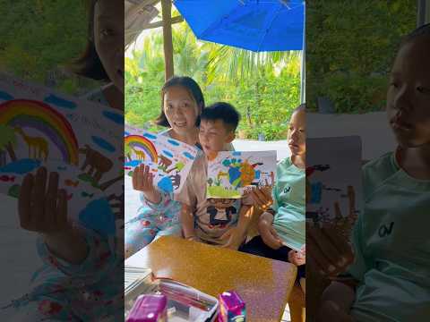 Cuộc thi vẽ của Tín và Kỳ/kỳ kỳ tv & Family #shortvideo #cungkunbaovemuonloai #kun thumbnail