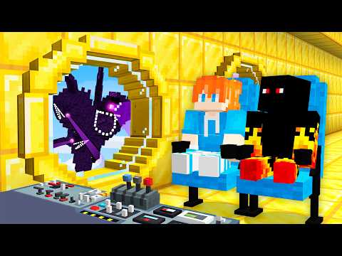 CRIEI UM AVIÃO GIGANTE QUE FUNCIONA NO MINECRAFT thumbnail