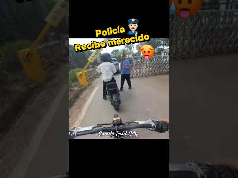 Policía de mala actitud #policia #moto #moto #automobile #karma thumbnail