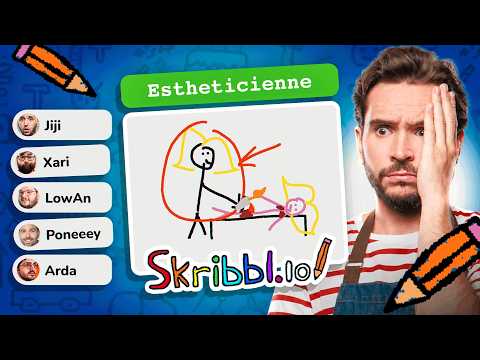 VOUS NE FAITES AUCUN EFFORT ! (Skribbl.io ft. Xari, Jiji, LowAn, Poneeey & Arda) thumbnail