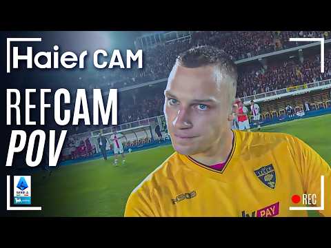 HAIER CAM | REF CAM POV: You Are The Referee in Lecce-Genoa | Serie A 2025/26 thumbnail