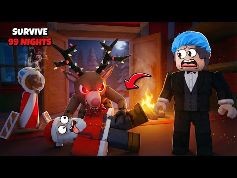 I SURVIVE 99 NIGHTS in the FOREST | Roblox | PINAKAEN KO ANG FAKE SANTA SA SKINWALKER thumbnail