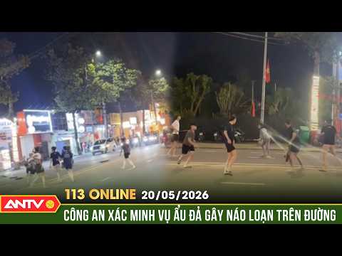 Xác minh nhóm thanh niên dùng dao rựa, rượt đuổi nhau giữa phố | Bản tin 113 online ngày 20/5 | ANTV thumbnail