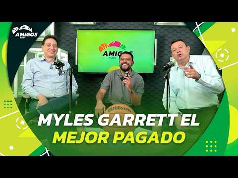 El CAMBIO de MYLES GARRETT  🏈 Spurs vs Knicks 🏀 | Podcast Amigos thumbnail