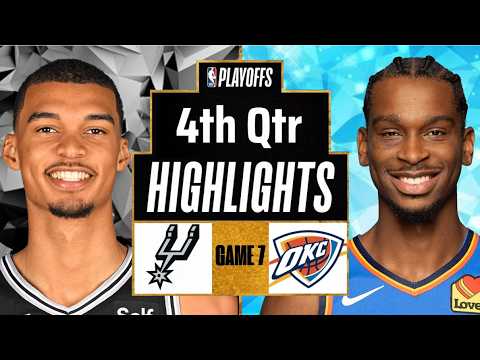 Spurs vs Thunder Highlights Today 4th Qtr P2 | May 30 | 2026 NBA Playoff Full Highlights Game 7 thumbnail