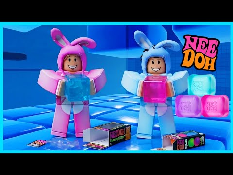 MIPAN & ZUZUZU Parkour Obby Terbuat Dari Squishy Needoh Yang Satisfying! ROBLOX thumbnail
