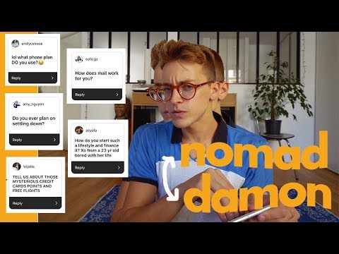 HOW I’VE BEEN LIVING THIS NOMAD LIFESTYLE FOR 1.5 YEARS | phone plans, mail boxes, etc. | DamonAndJo thumbnail